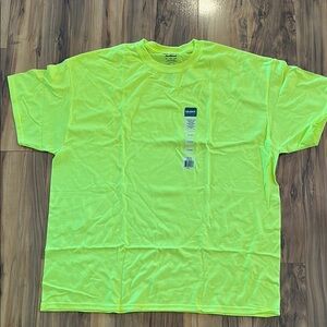 Gildan construction yellow Short Sleeve Tee Vibrant Crew Neck